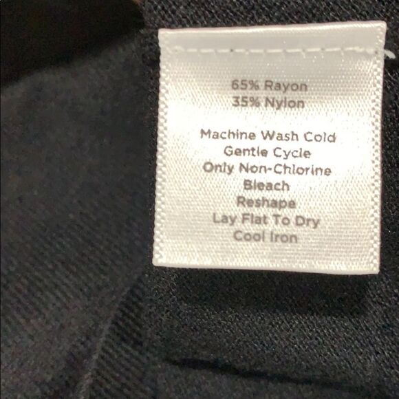 Talbots Petites Black Short Sleeve Top – Size SP - Picture 7 of 7